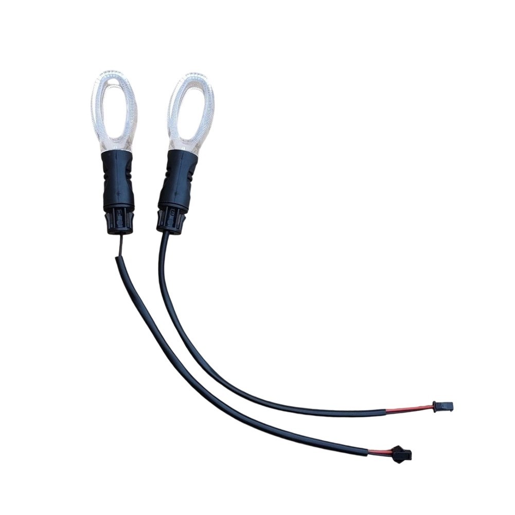 48V 60V 72V Ebike Turn Signal Indicator Light Pair with LED Guide Lighting