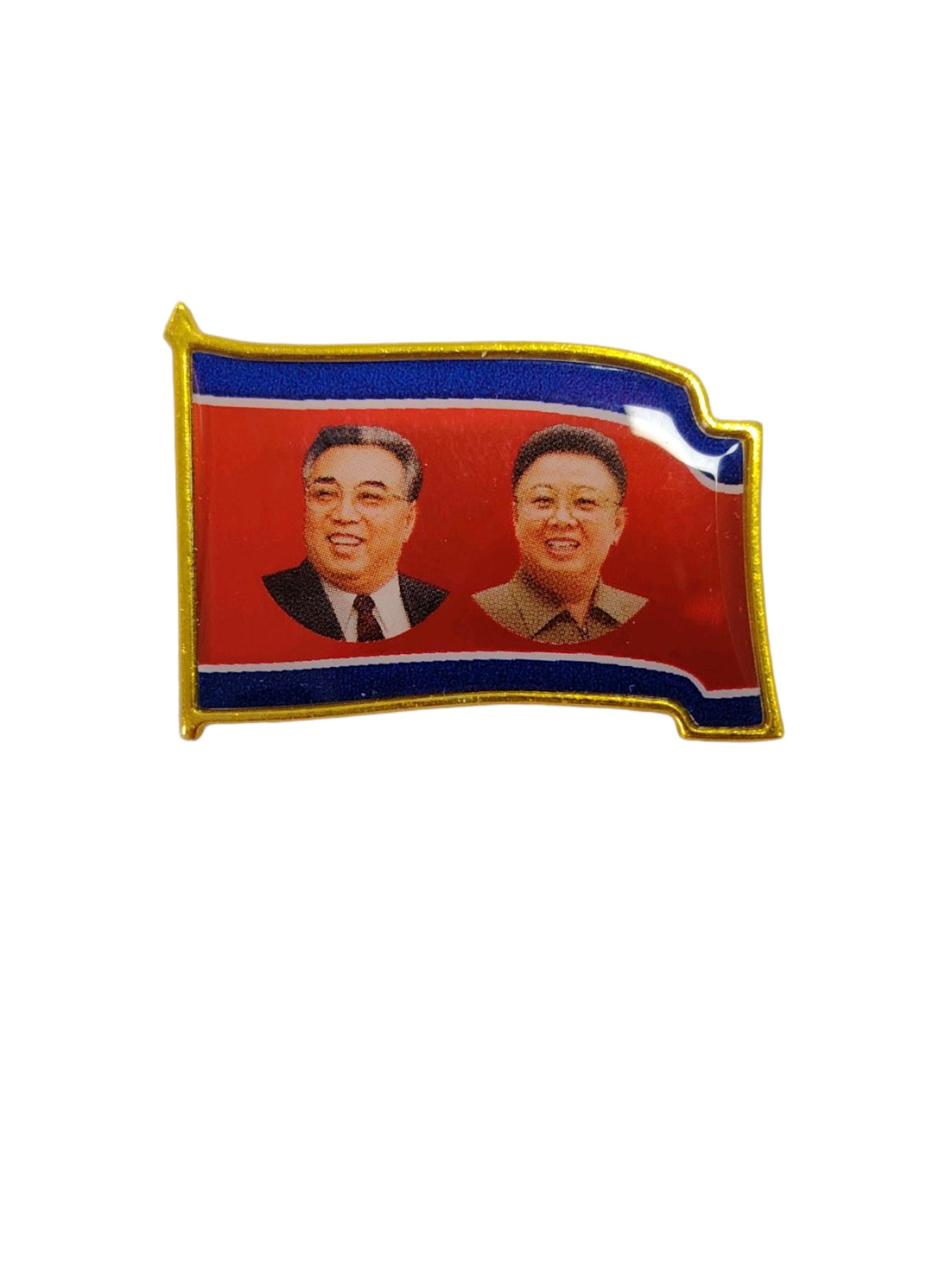 Korean Norht   Pin Badge Original