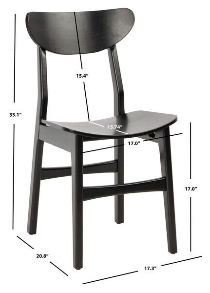 Safavieh Lucca Retro Dining Chair, Reduced Price 2172720596 DCH1001G-SET2