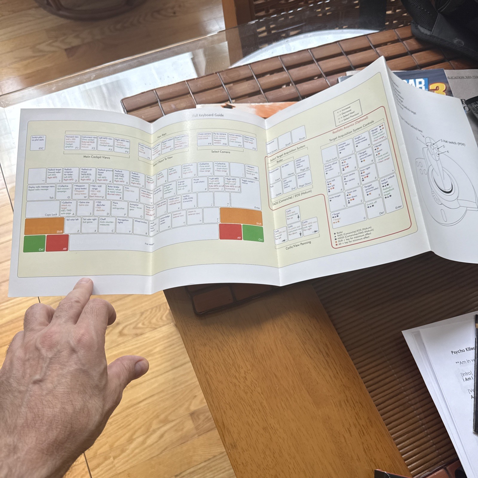 Enemy Engaged PC Game Manual And Keyboard Map Only