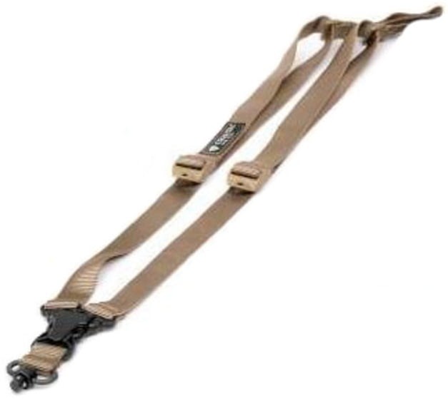 Crosstac V-Point Gun Sling / QD, Coyote Brown, Regular, 135033-CB-QD