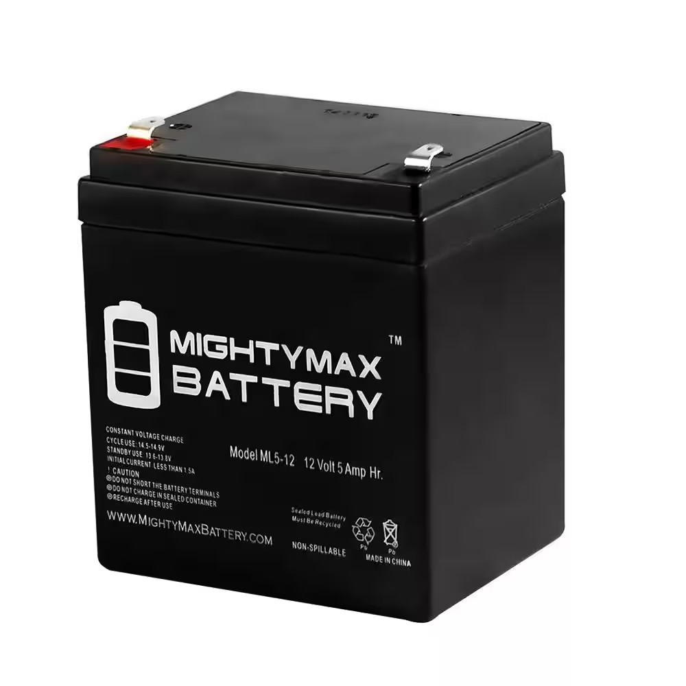 ML5-12 - 12V 5AH UPS Replacement Battery Compatible with Power Patrol SLA1055