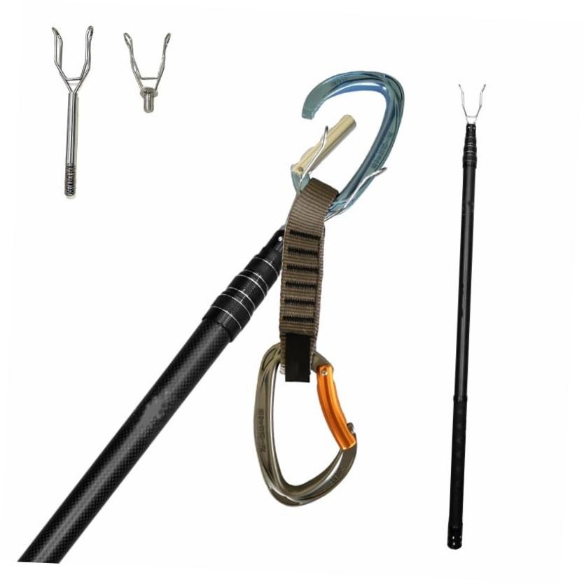 Stick Clip Up Rock Quickdraws Carabiners Climbing Accessories Reacher Tool