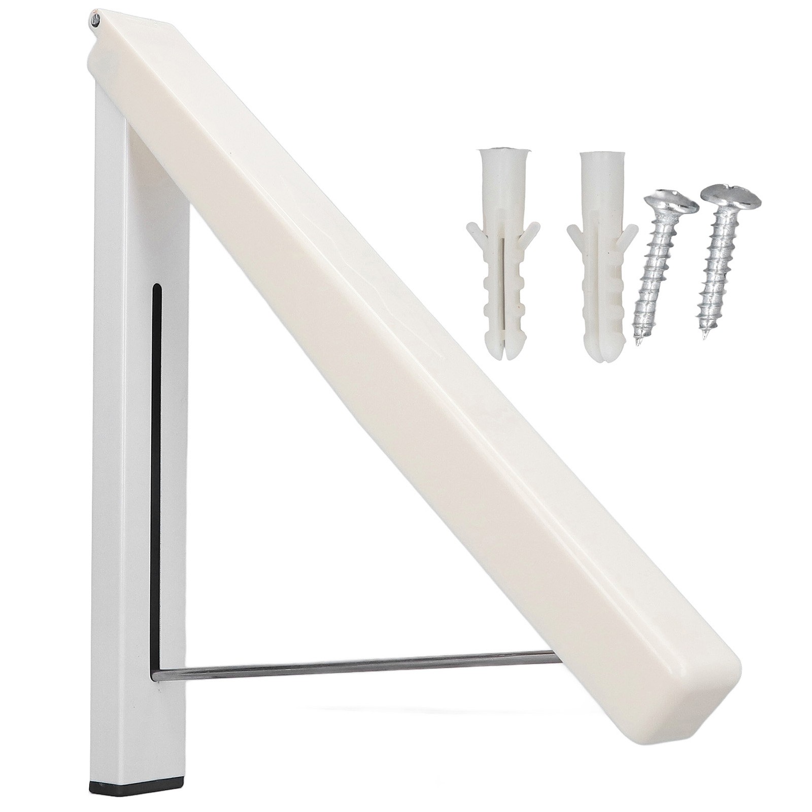 Wall Mounted Folding Retractable Clothes Hanger Multifunctional Drying Rack For