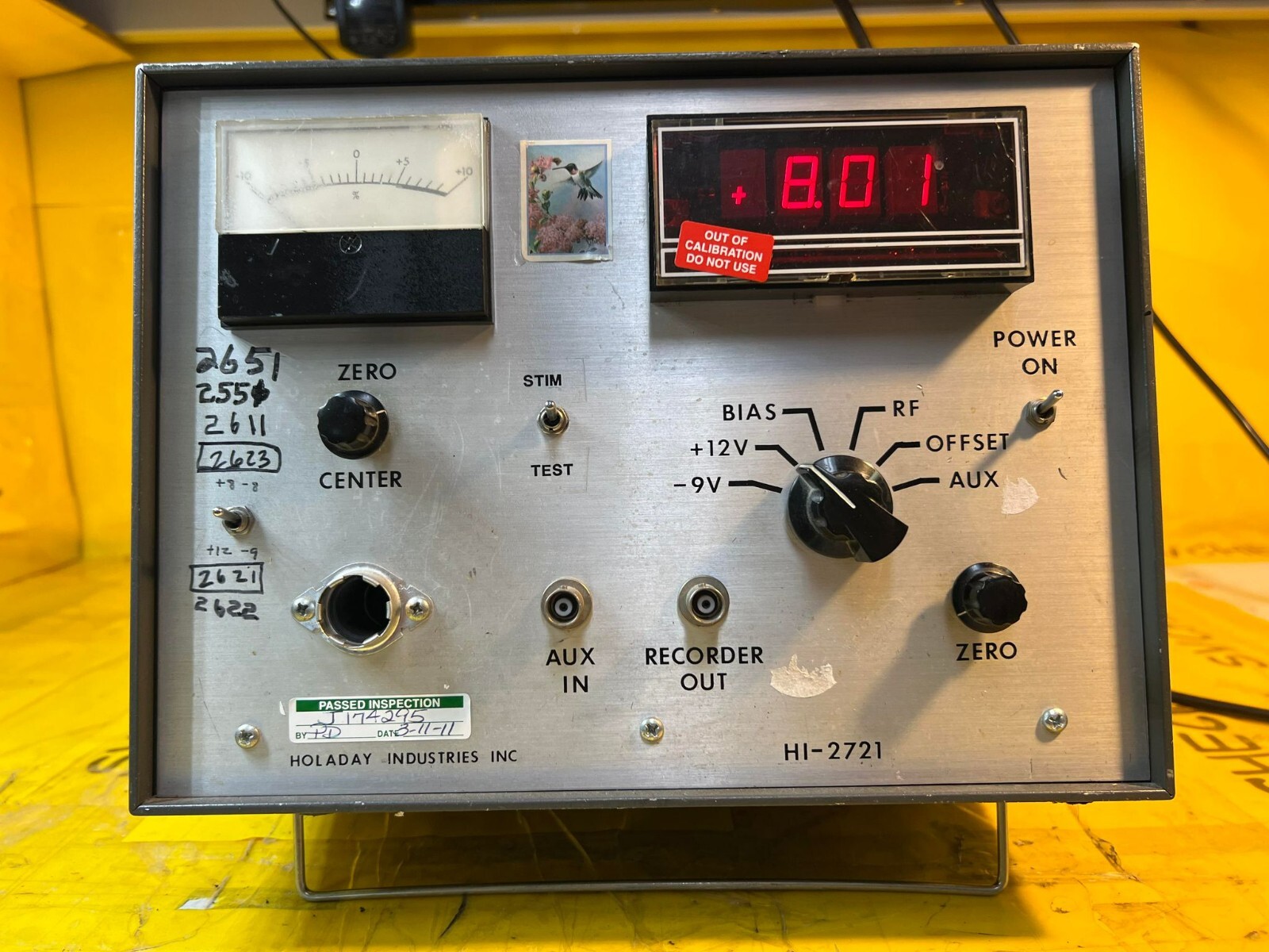 Holaday hi-2721 Microwave Survey Meter/Tester