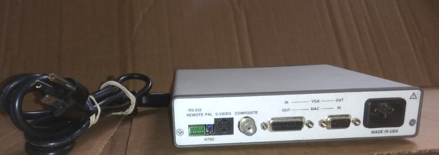 Communications Specialties Scan Do Select 1290 Scan Converter Computer to Video