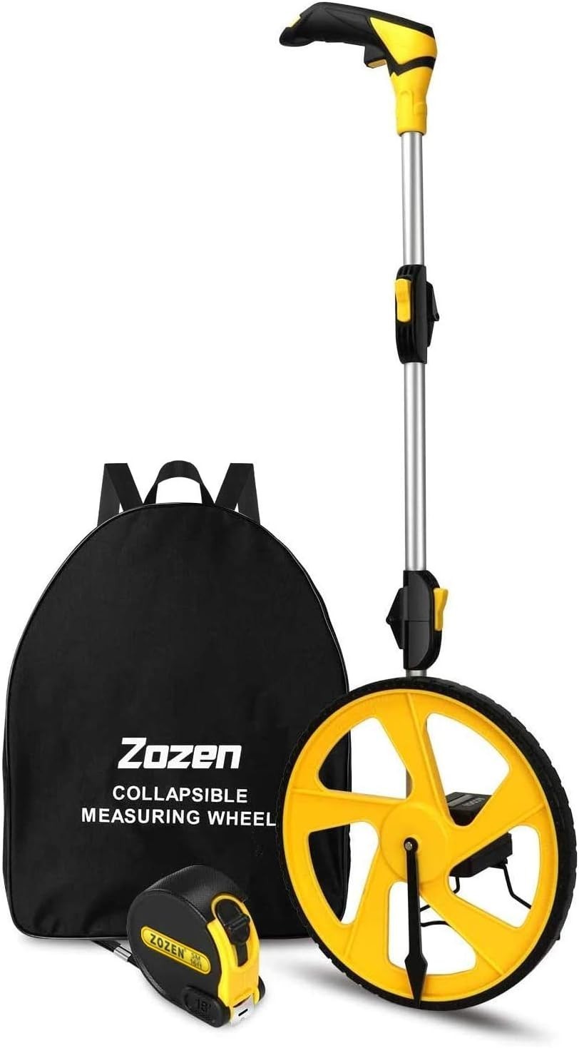 Measuring Wheel in Feet and Inch Mechanical/Double Collapsible/One Key to Reset