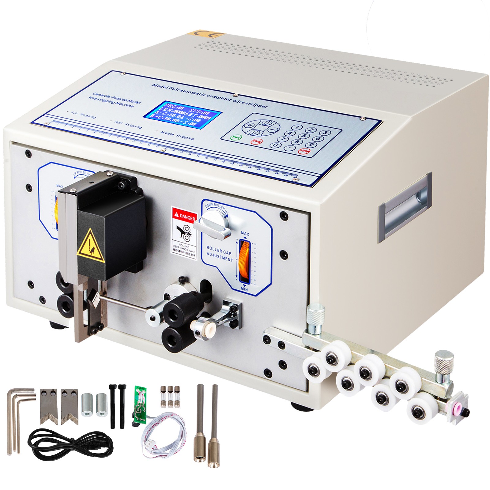 0.1-4.5mm²Computer Wire Stripping Machine CE Stripper Cutting Peeling Automatic