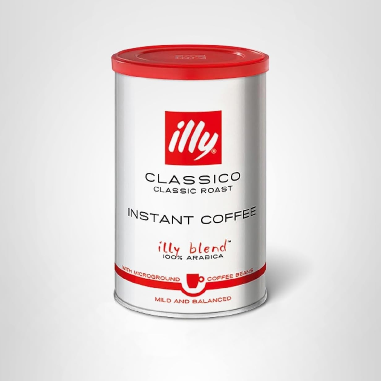 Illy Classico Medium Roast Instant Coffee 3.3 Ounce Mild Balanced Flavor