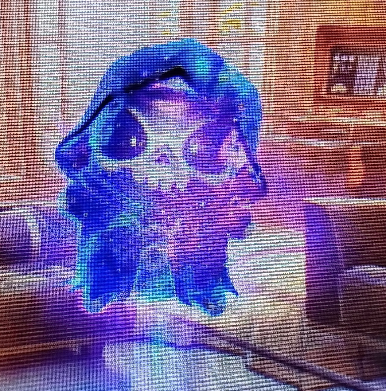 Hooded Blue Ghost Skull In-Game Character Digital Virtual Collectible Item