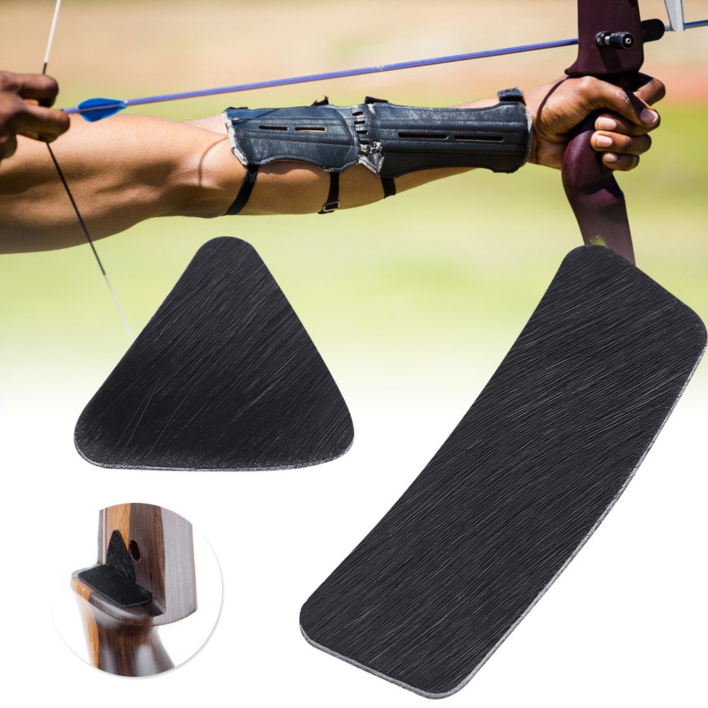 2Pcs Hunting Archery Rest Pad Adhesive Patch Recurve Bow Arrows Rest BEA