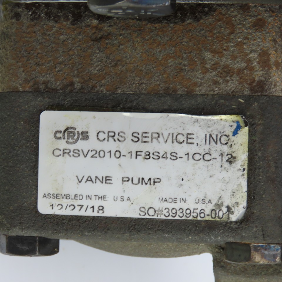 CRS CRSV2010-1F8S4S-1CC-12 Hydraulic Vane Pump