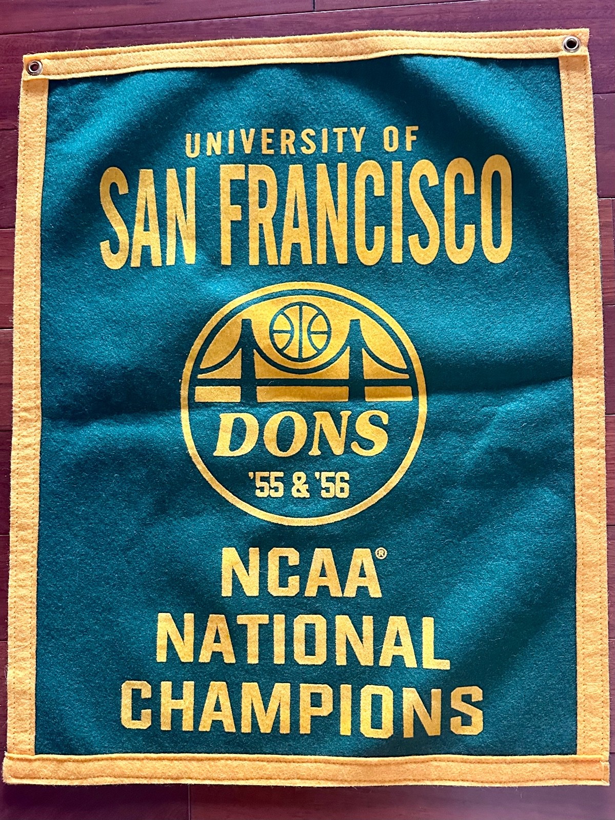 San Francisco Dons Basketball NCAA Banner