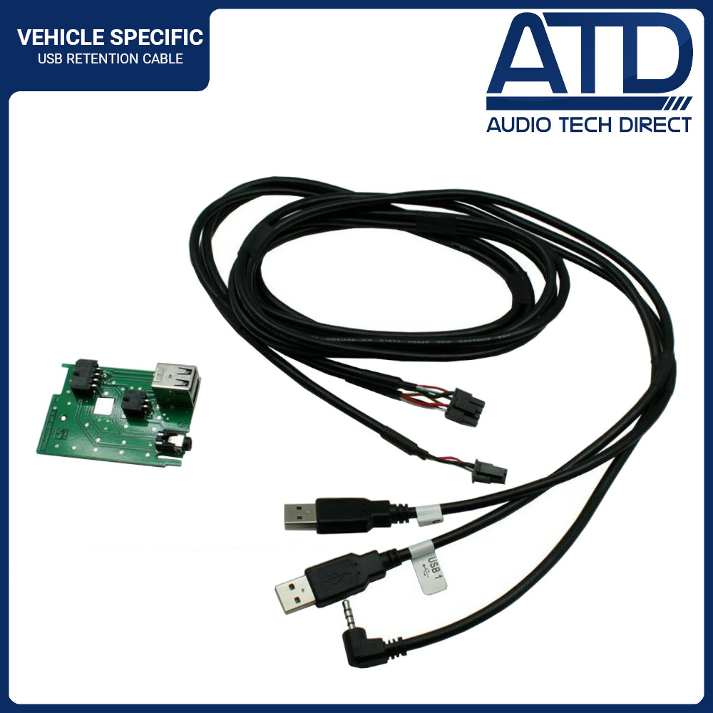 USB AUX Retention Cable For Subaru Impeza Gen4 WRX STI OEM Factory Adaptor Plug