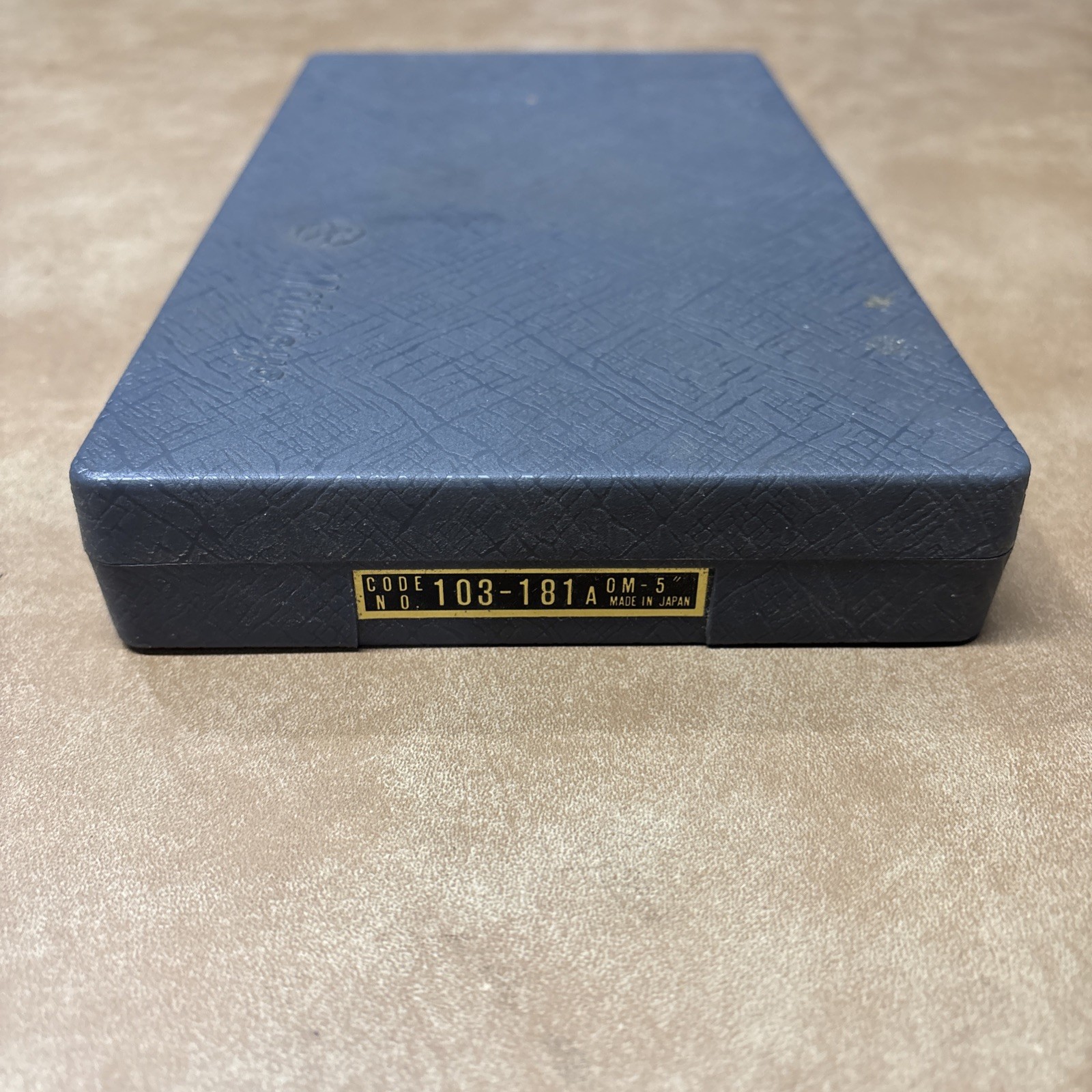 Mitutoyo 103-181 OM-5 Outside Mechanical Micrometer w/ Case & Reference Std