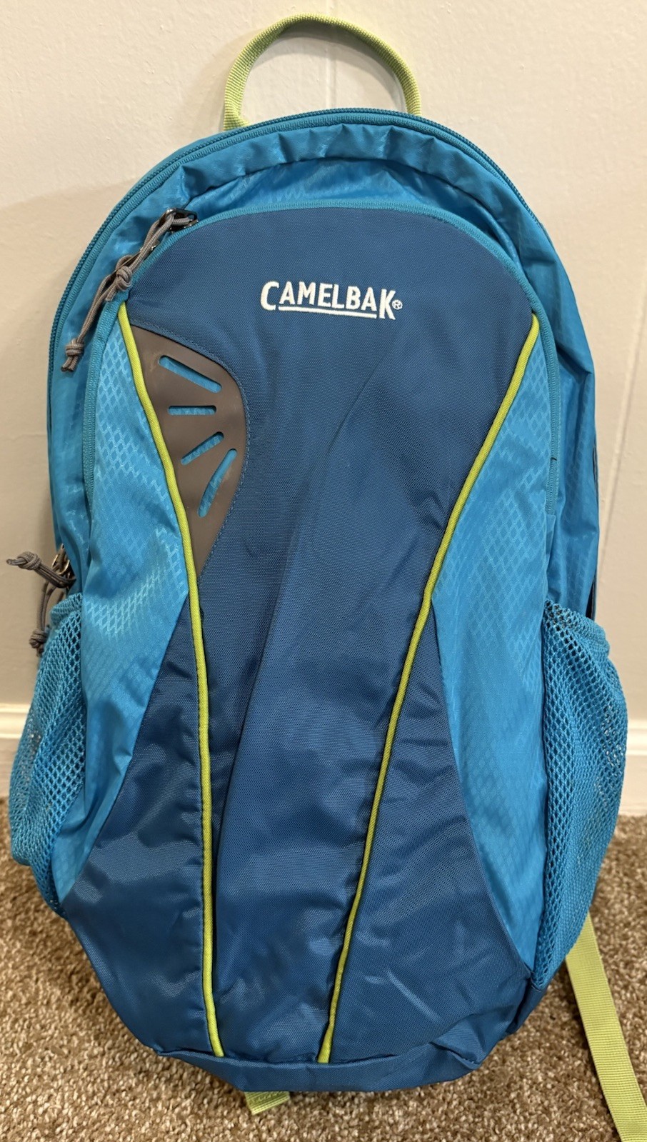 Camelbak Daystar Backpack Blue Gray Hiking Backpack-2 Compartments No Bladder
