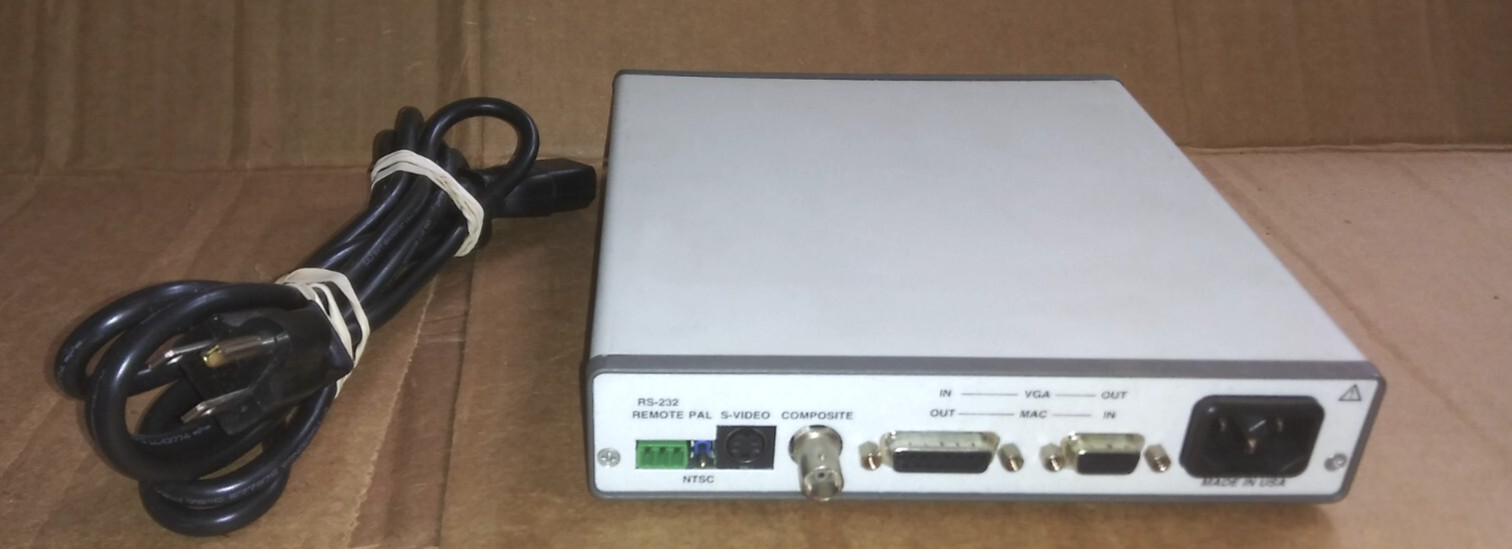 Communications Specialties Scan Do Select 1290 Scan Converter Computer to Video
