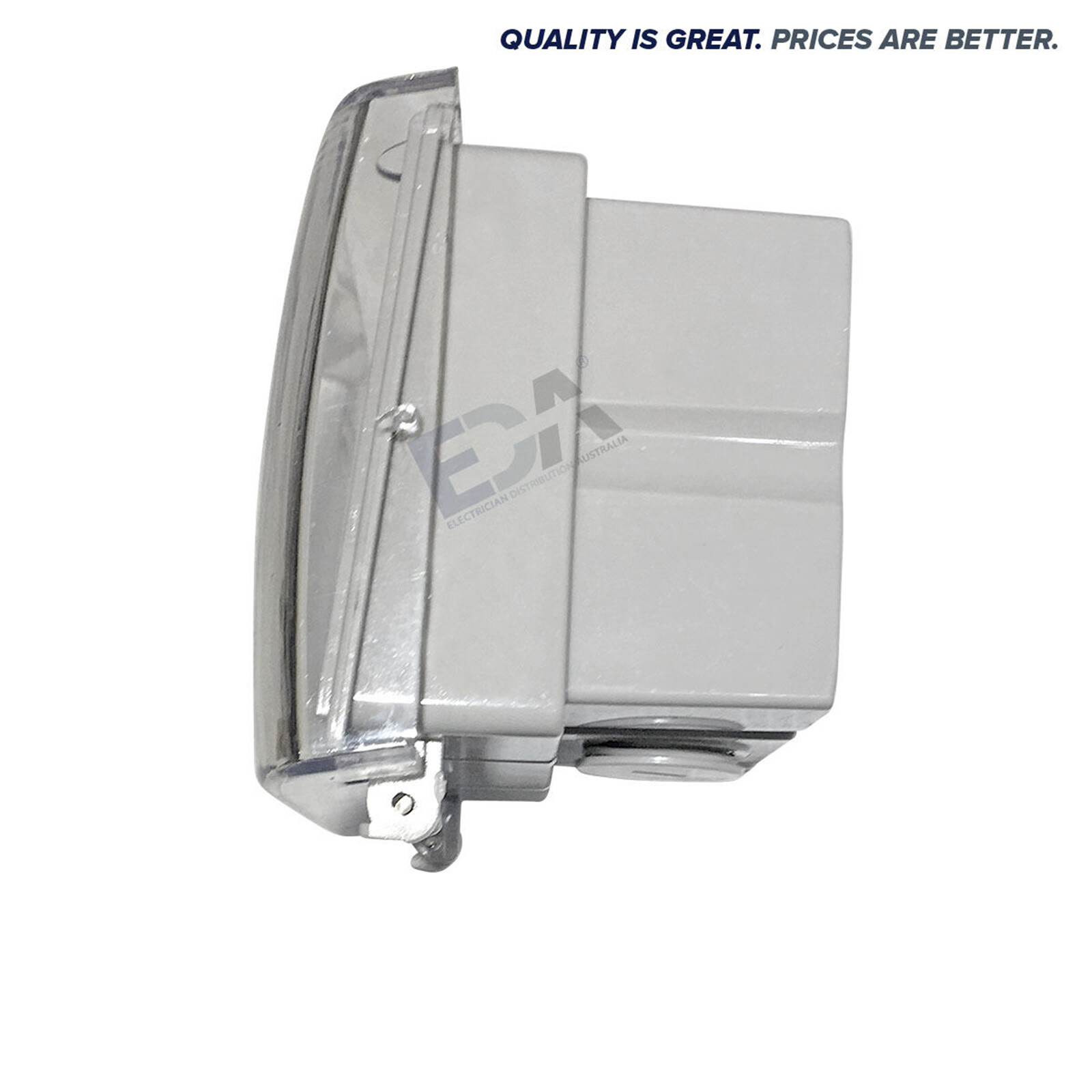 Weatherproof Box IP66 Enclosure Mounting Clear Lid For Power Points Lockable