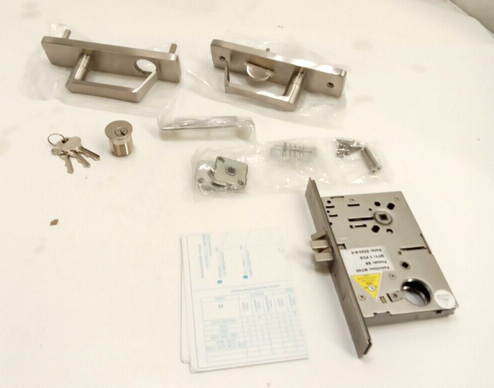Mortise Lock CL102258 Stainless Steel With Lever Handle Grade 1 Heavy Duty