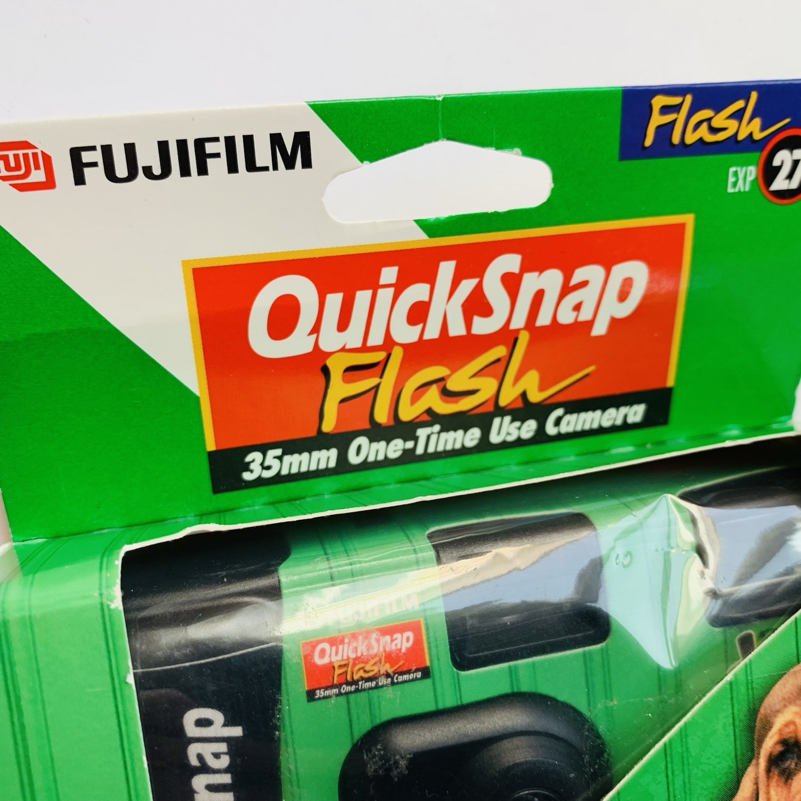 Fujifilm QuickSnap Flash 35mm Single Use Camera EXP 27 Date 2000-08 *READ*
