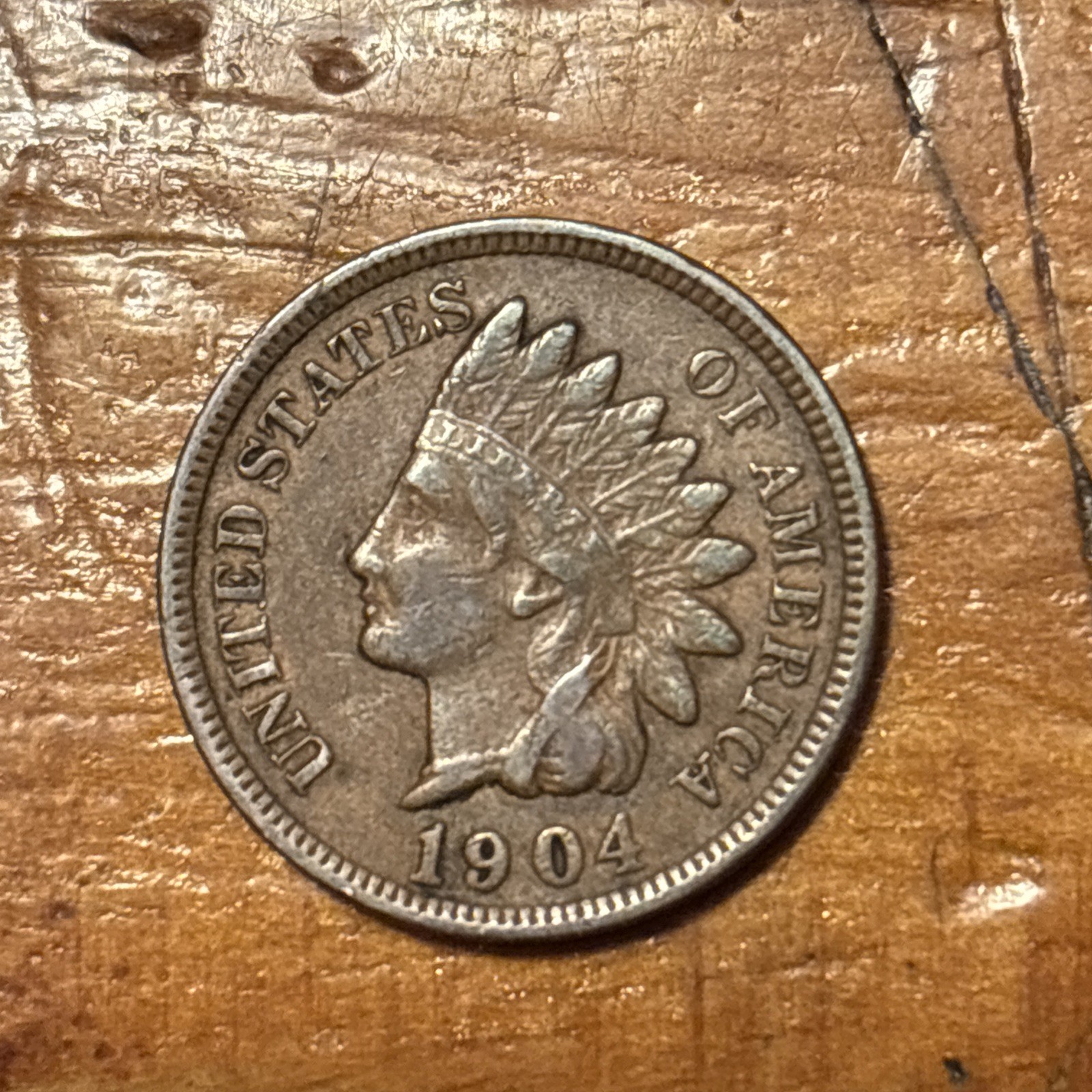 1904 1C Indian Cent