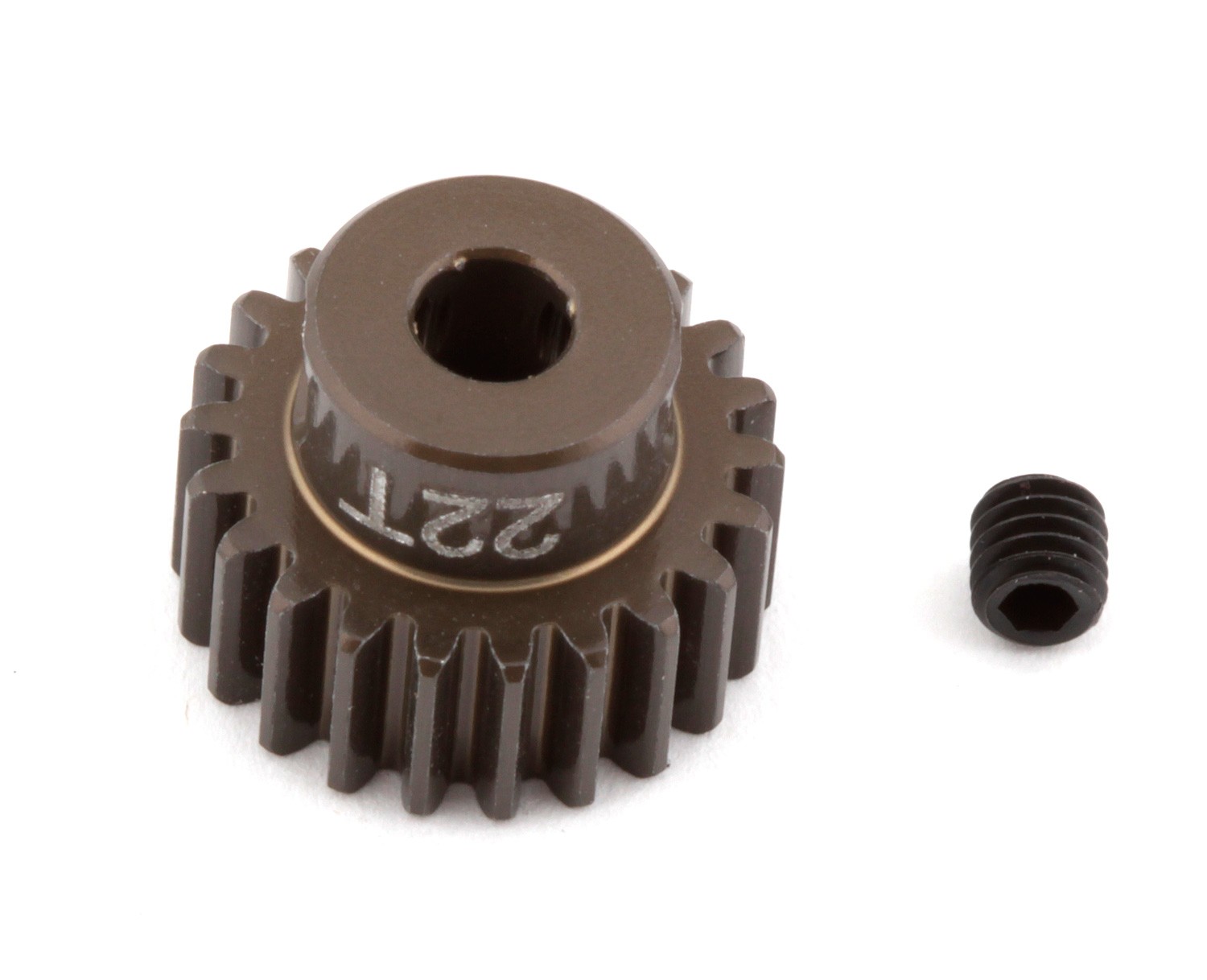 Team Associated FT Aluminum Pinion Gear, 22T 48P, 1/8 shaft