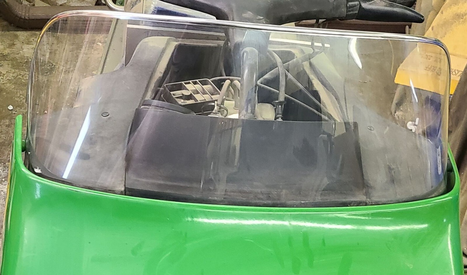 1972-1976 John Deere Custom Vintage Snowmobile Windshield Clear