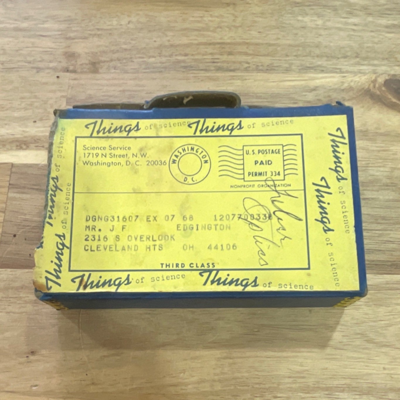 Things of Science Fiber Optics Kit Unit No. 326 Science Service 1967