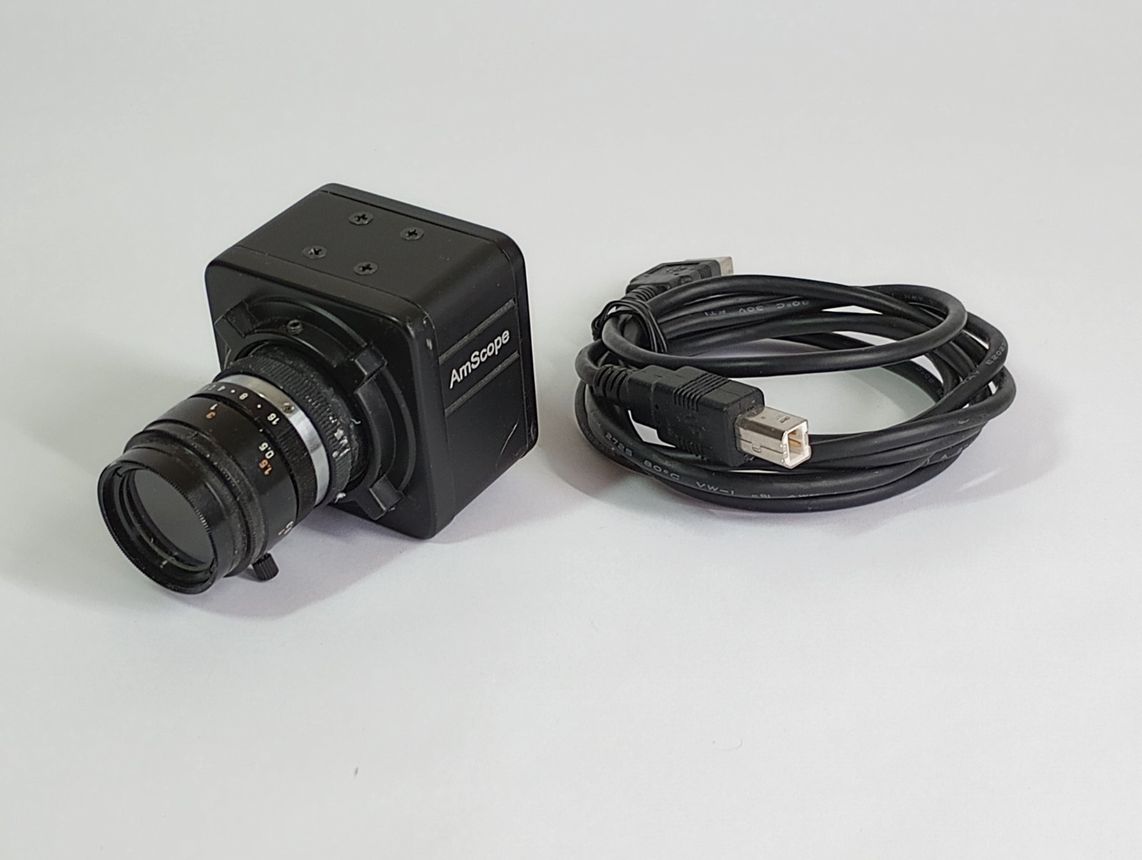 AmScope MD600E USB Microscope Camera with Tamron 16mm 1.4 Lens + Cable