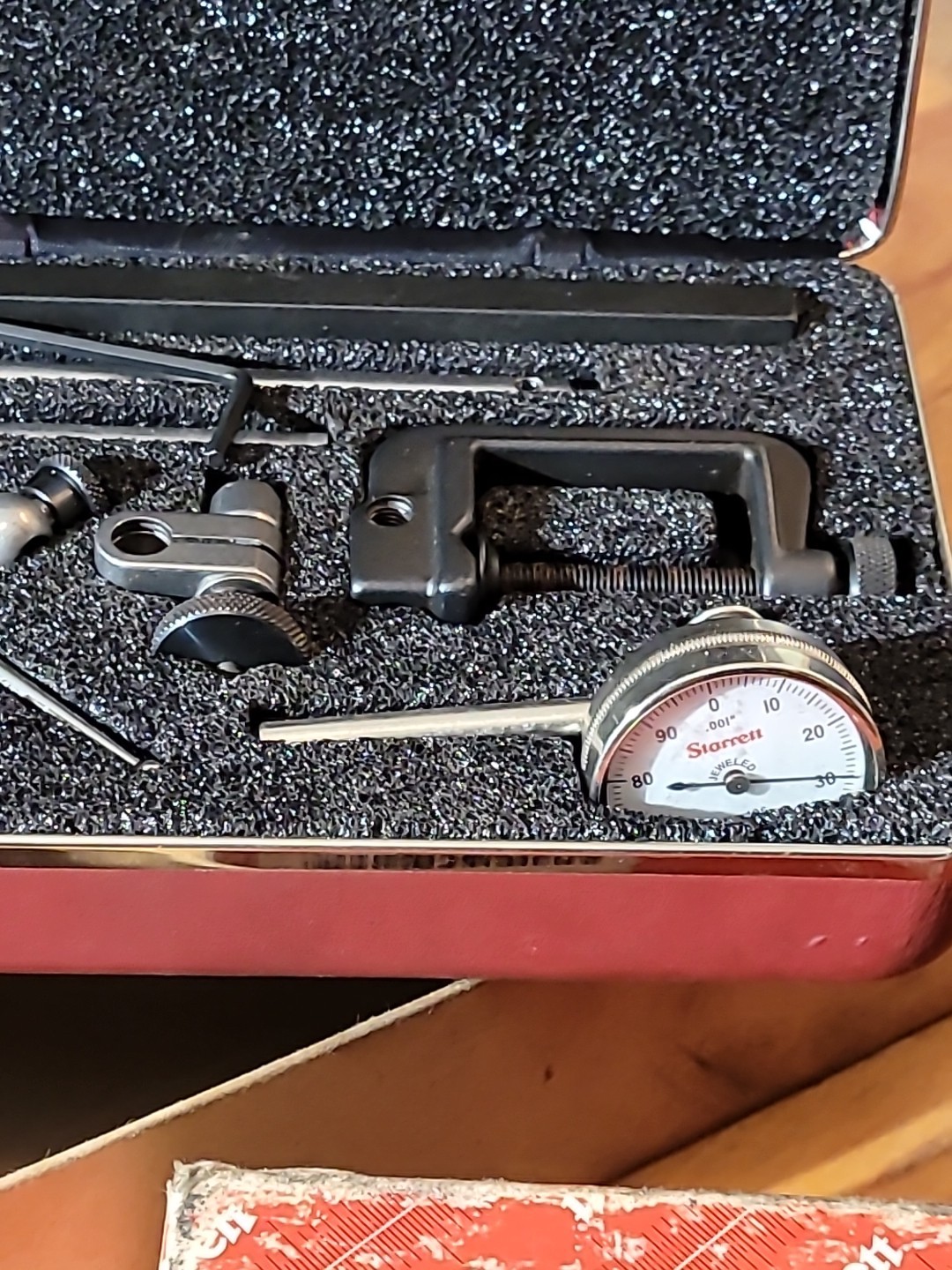 Starrett 196A1Z Dial Test Indicator W/ Case & Original Box