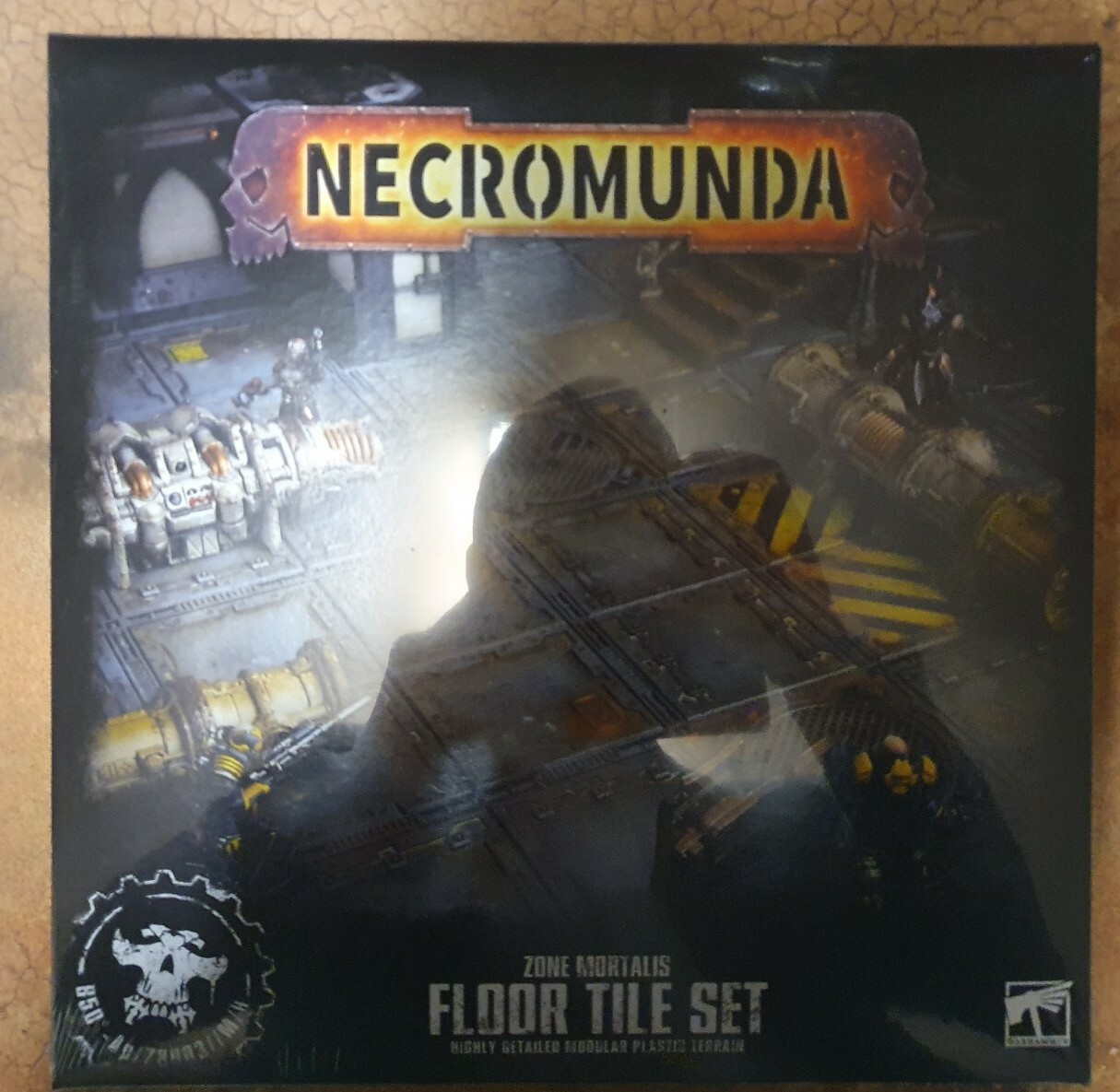 Zone Mortalis. Single floor tile. Sector Mechanicus 40k Kill Team terrain.