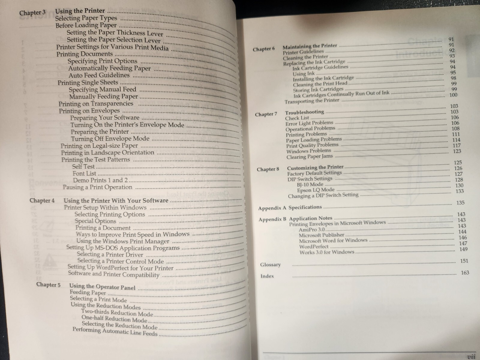 Canon BJ-200ex Bubble Jet Printer User's Manual
