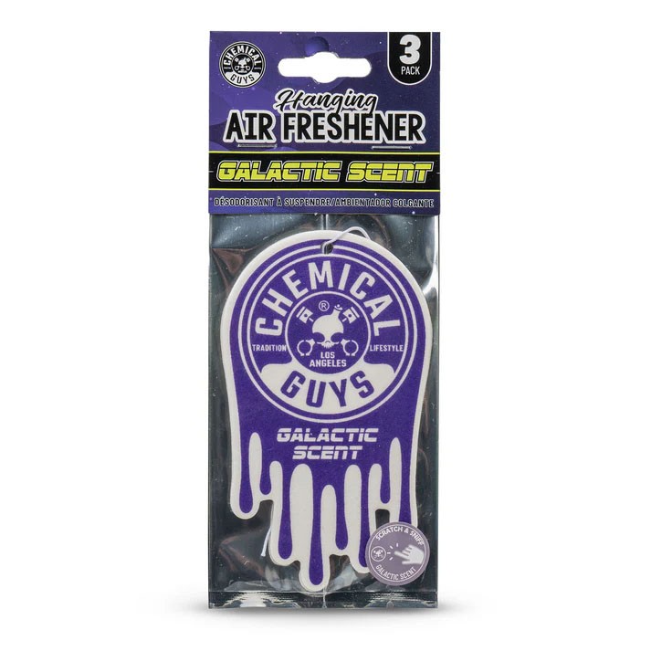 Chemical Guys AIR423 - Galactic Scent Hanging Air Freshener (3 Pack)