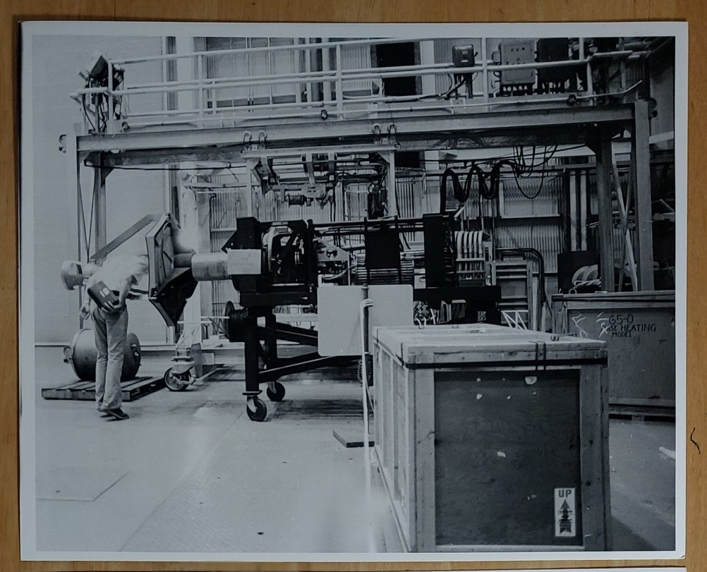 NASA Original Vintage 1970s Black & White Photo Johnson Space Center