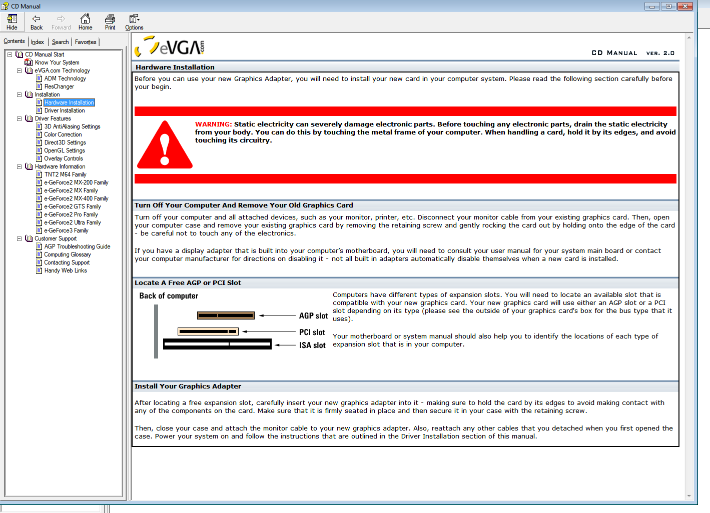 eVGA Display Driver w/ DirectX Installation CD-ROM for Windows