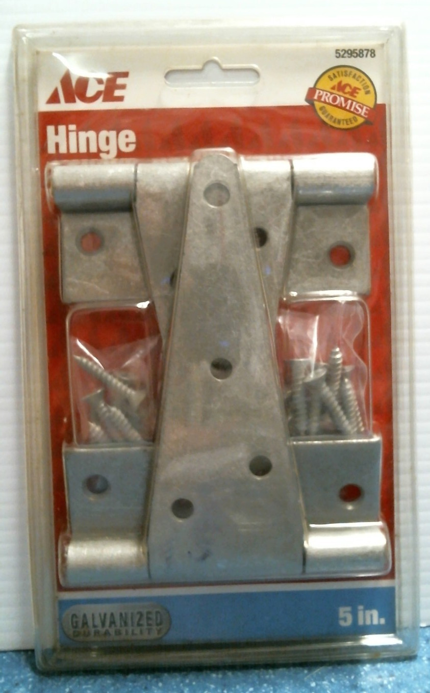 Ace 5" Hinge, T Shape, Heavy Duty, Galvanized  (5295878)  FS
