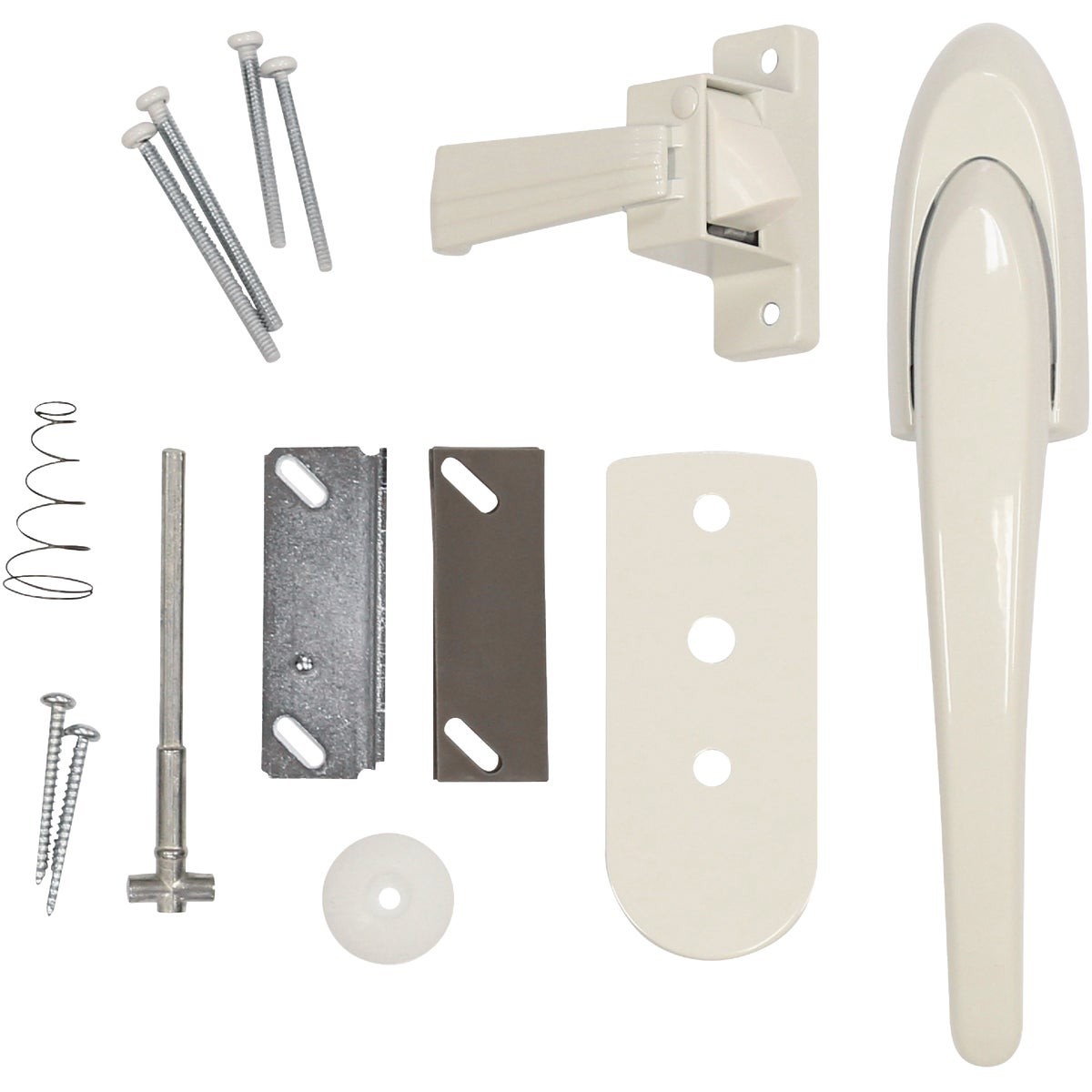 Larson Euro White Storm Door Lift Latch CH4010301 Larson CH4010301 092304172804