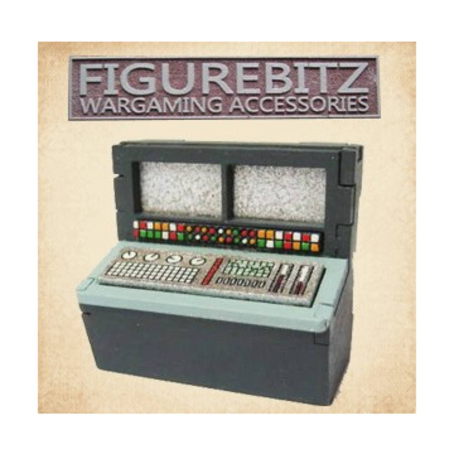 Crooked Dice 7TV Terrain 28mm Computer Console Pack New