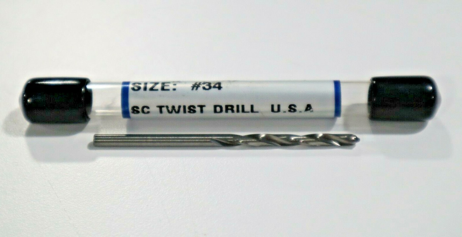 #34 CARBIDE DRILL, 2 FLUTE        C493
