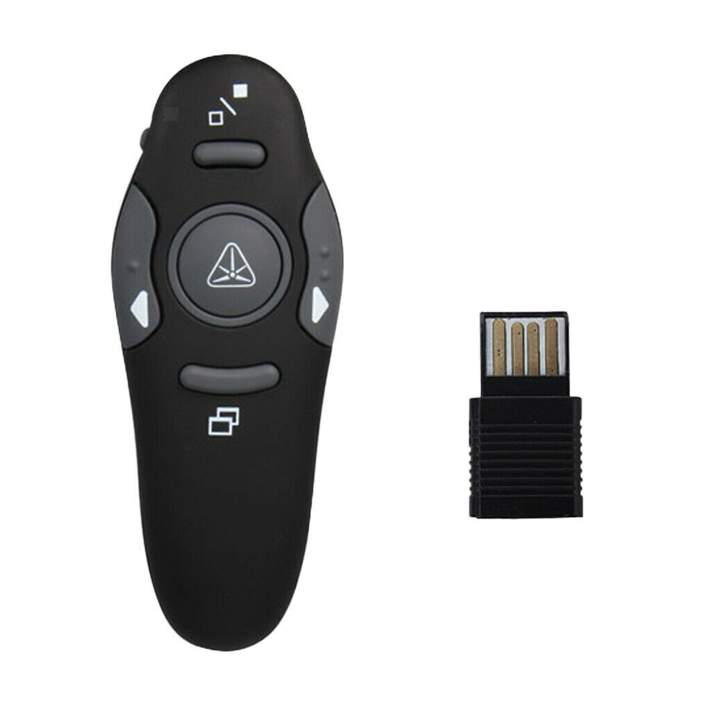 Wireless PPT USB Presenter Power point Presentation Laser Pointer Clicker Pen