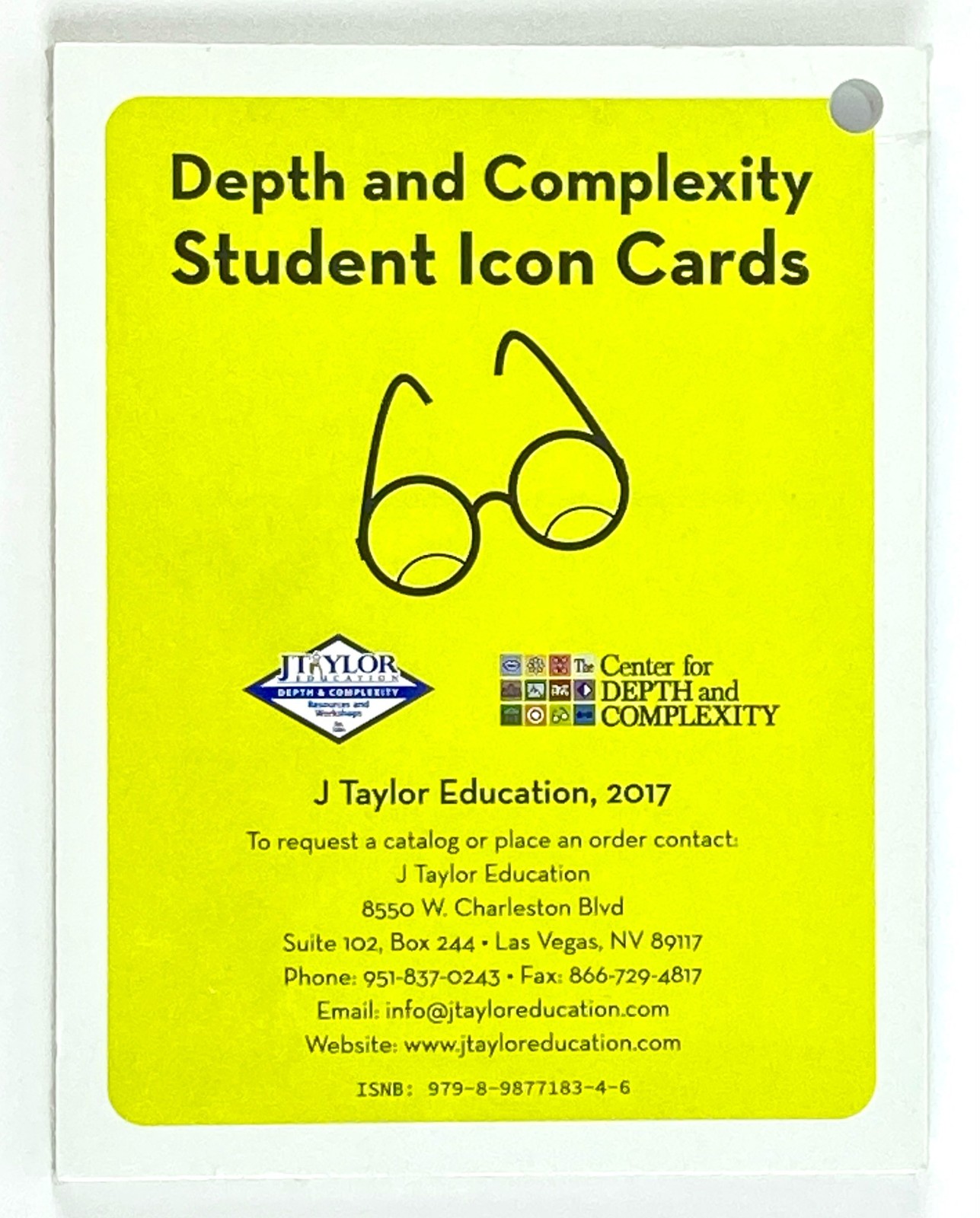 Depth and Complexity Student Icon Cards Teaching Resource 3-Kits
