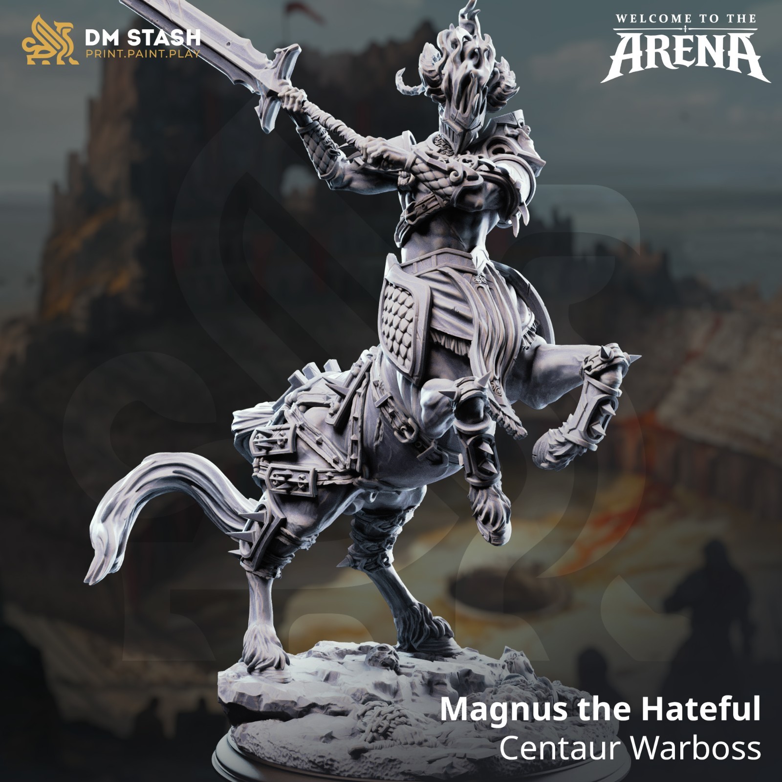 Dungeons & Dragons Beastfolk Monster Miniature - Magnus - DnD RPG Wargames