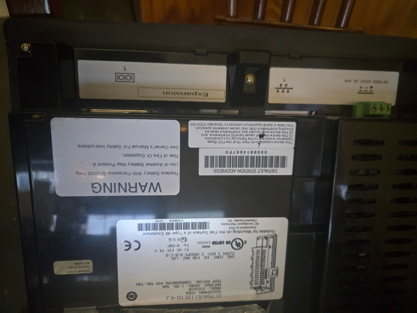 GE Fanuc QuickPanel View IC754VBI12CTD-JK ES1221 HMI Operator Interface 🇺🇸