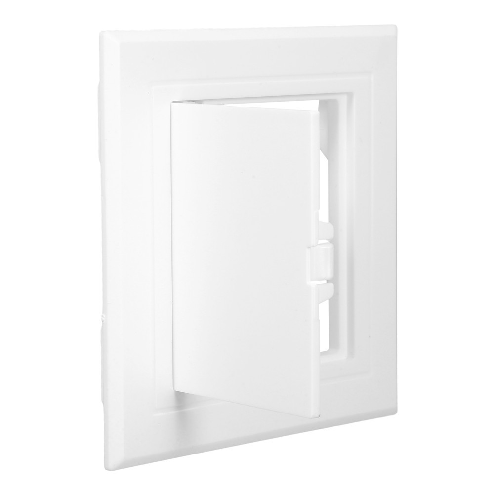 Reusable PVC Pipe Access Panel White Wall Cover Bathroom Plumbing Plastic