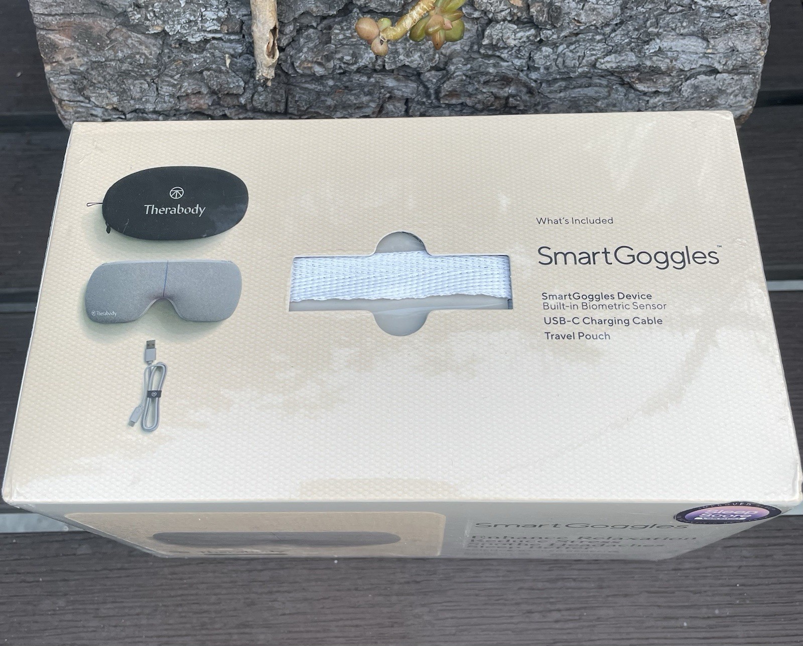 Therabody Smart Goggles Device Intelligent Heating Vibrating Soothing