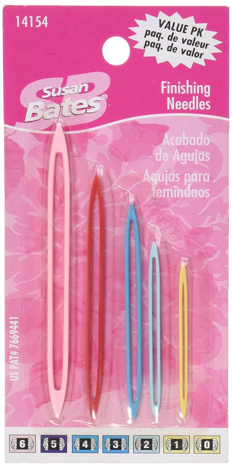 14154 Finishing Value Pack Knitting Needle, Assorted