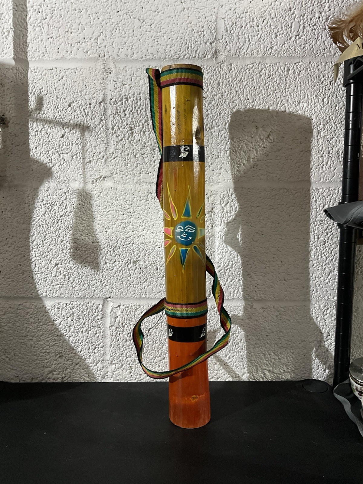 Rainstick Hand Shaker Musical Rain Maker Stick Instrument Percussion Wood VTG