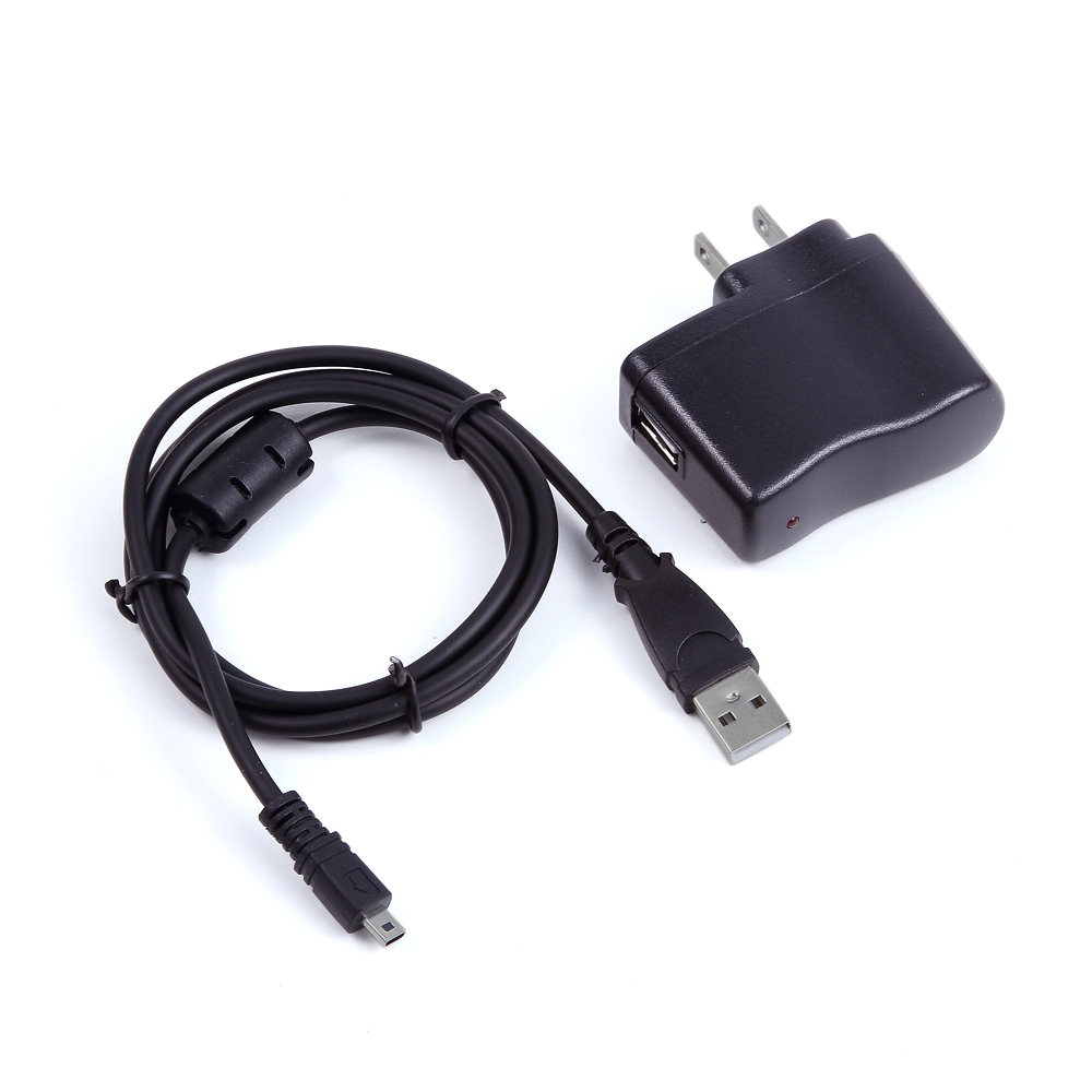 USB AC Power Adapter Battery Charger Cord For Panasonic DMC-TZ30 DMC-ZS15 Camera