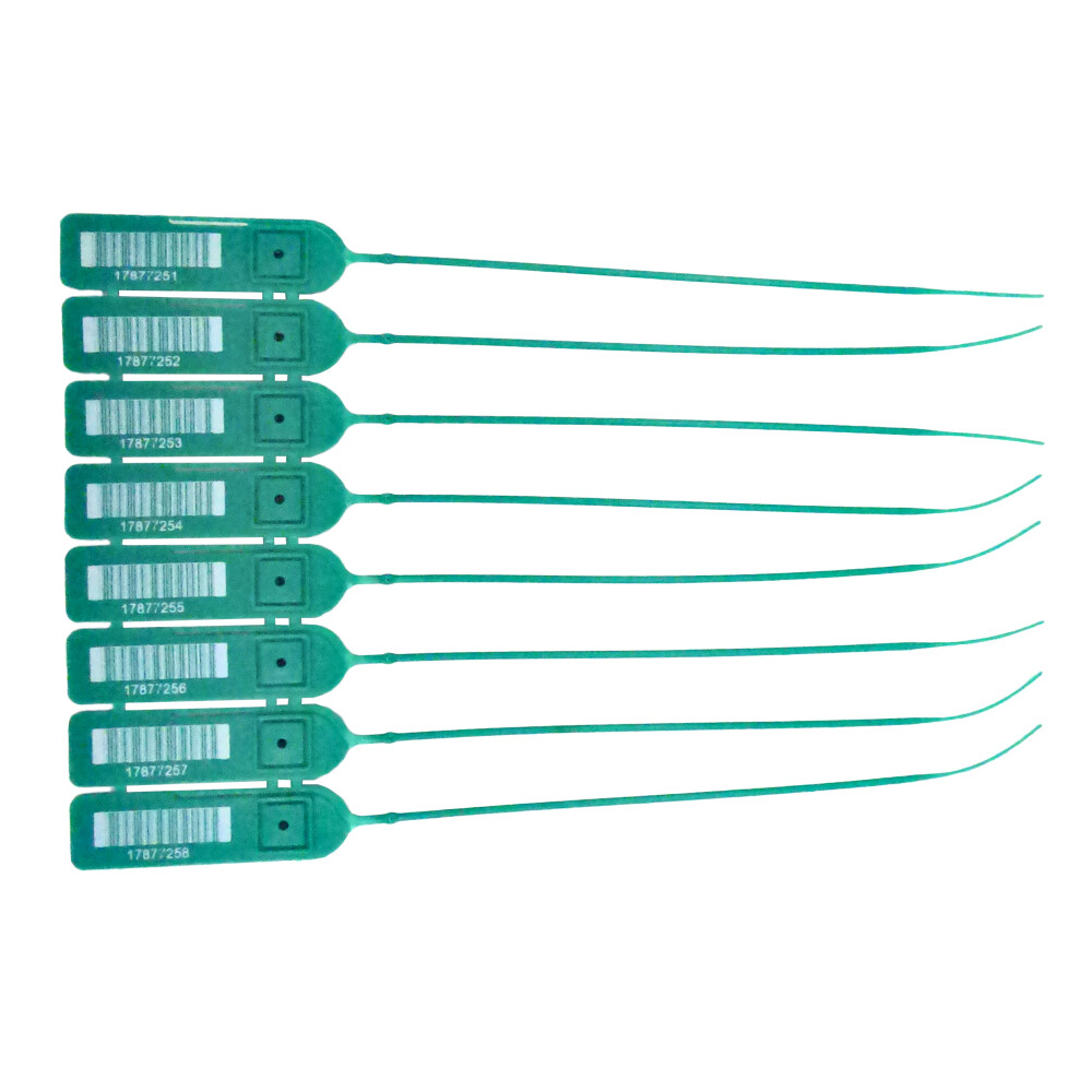Pull-Tight Barcode Security Seals 8'', 100 Seals