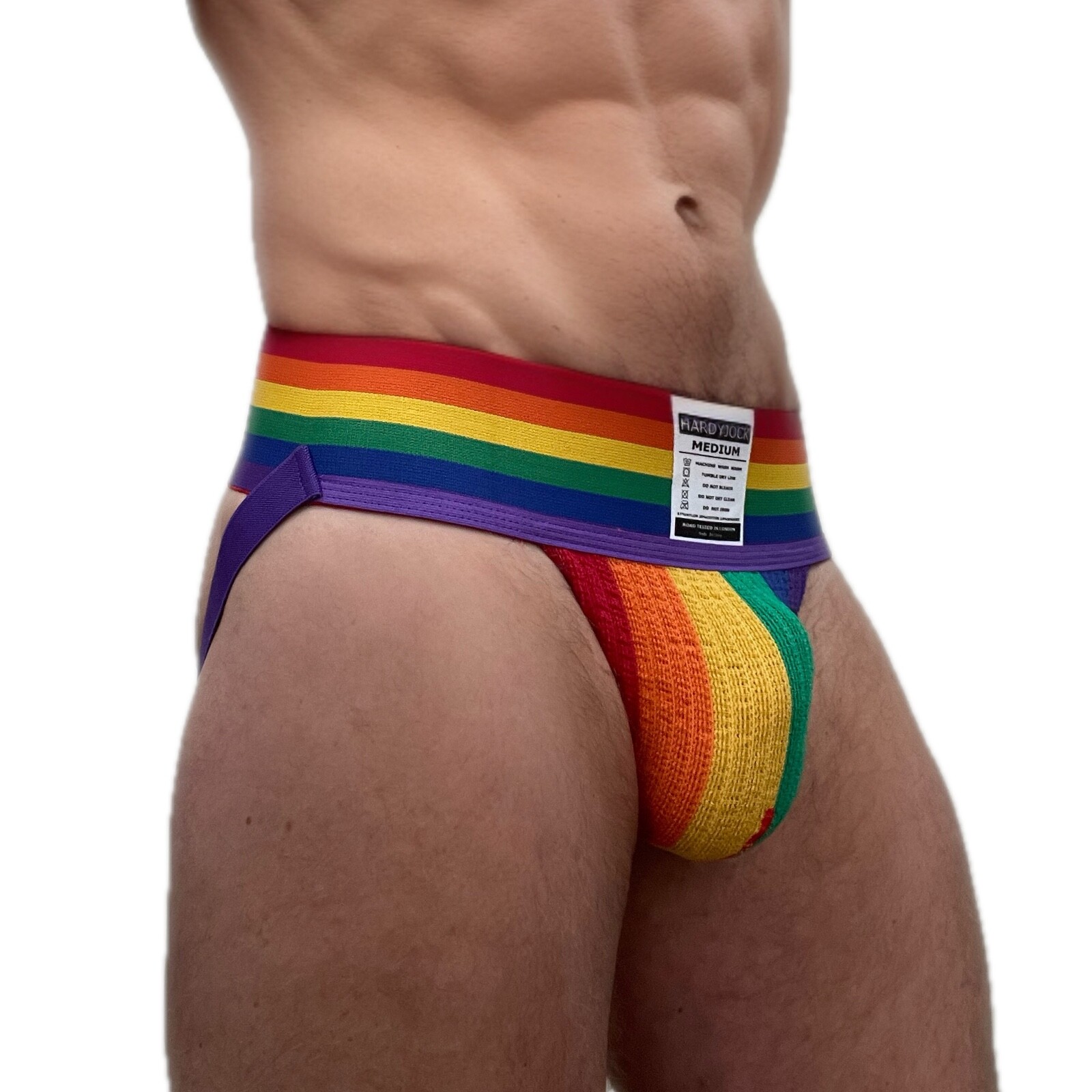 HardyJock Mens Underwear Jockstrap Rainbow Pride Jock Strap Underwear Briefs